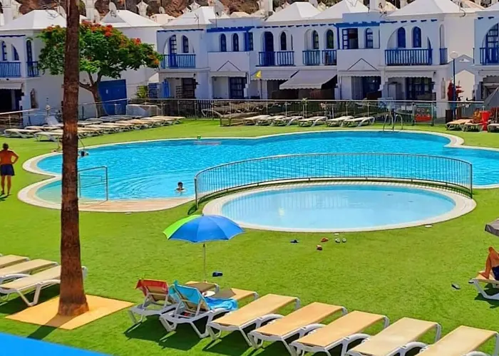 Pool Front Playmar Maspalomas Feriehus San Bartolomé